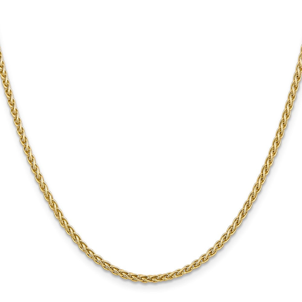 14K 24 inch 2.8mm Spiga with Lobster Clasp Chain