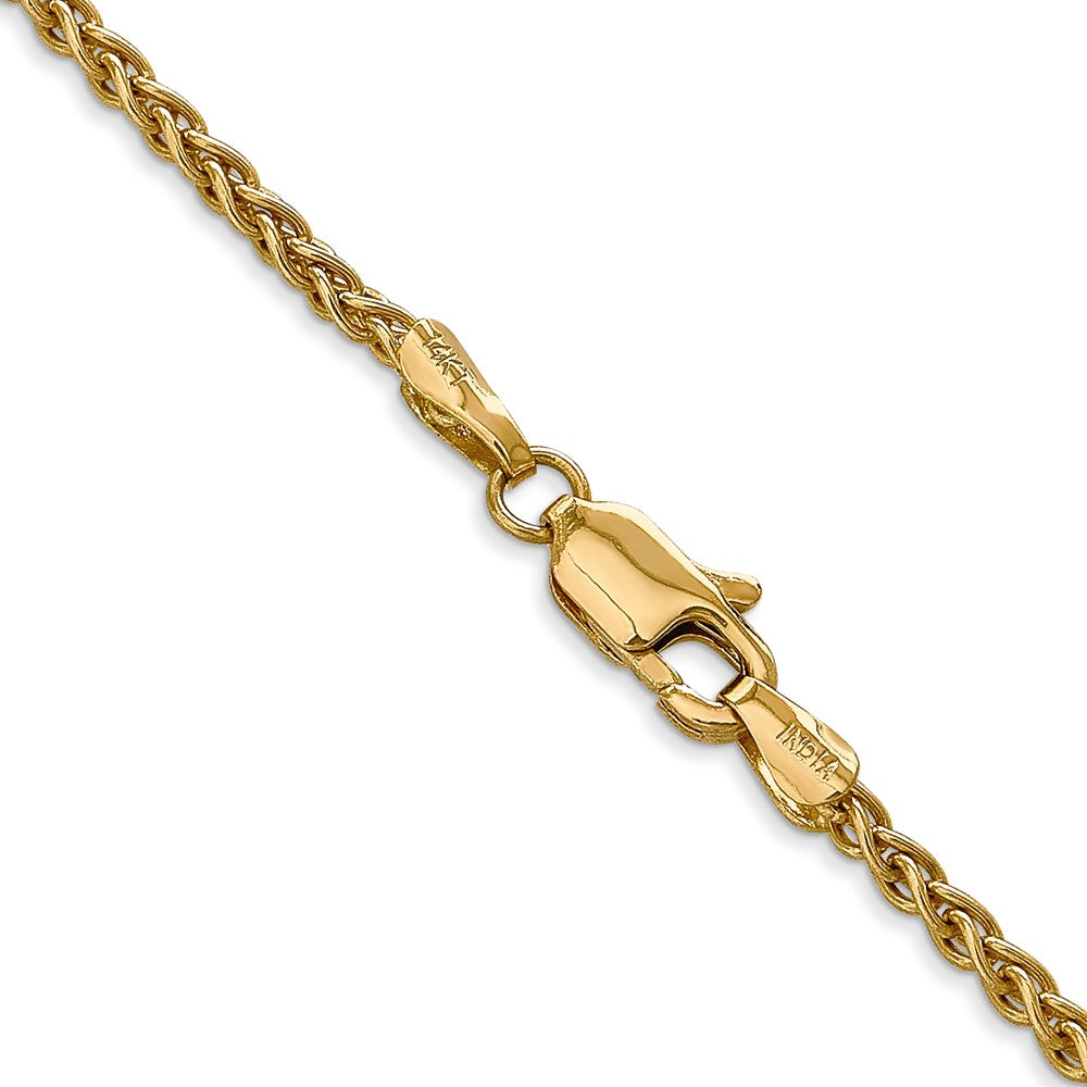 14K 18 inch 2.8mm Spiga with Lobster Clasp Chain