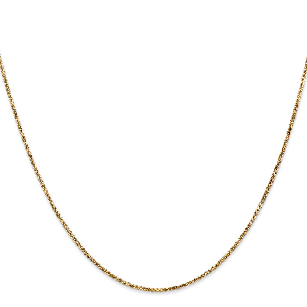 14K 30 inch 1.25mm Spiga with Lobster Clasp Chain