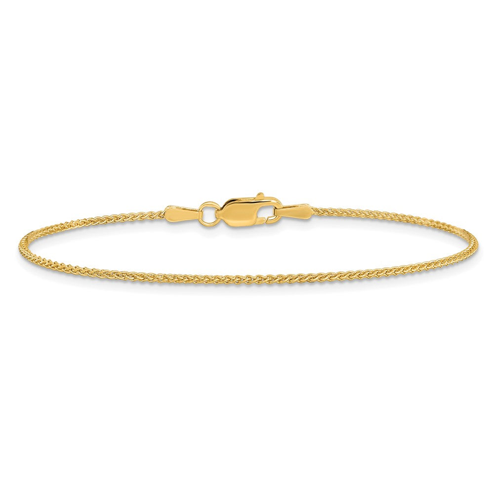 14K 7 inch 1.25mm Spiga with Lobster Clasp Bracelet