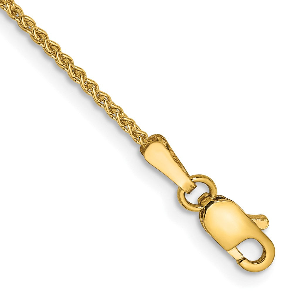 14K 6 inch 1.25mm Spiga with Lobster Clasp Bracelet