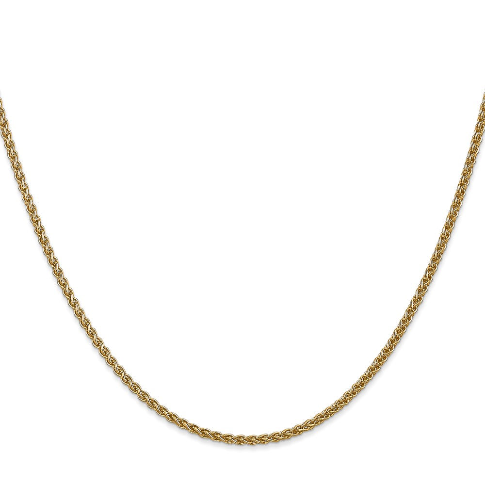 14K 24 inch 1.05mm Spiga with Spring Ring Clasp Chain