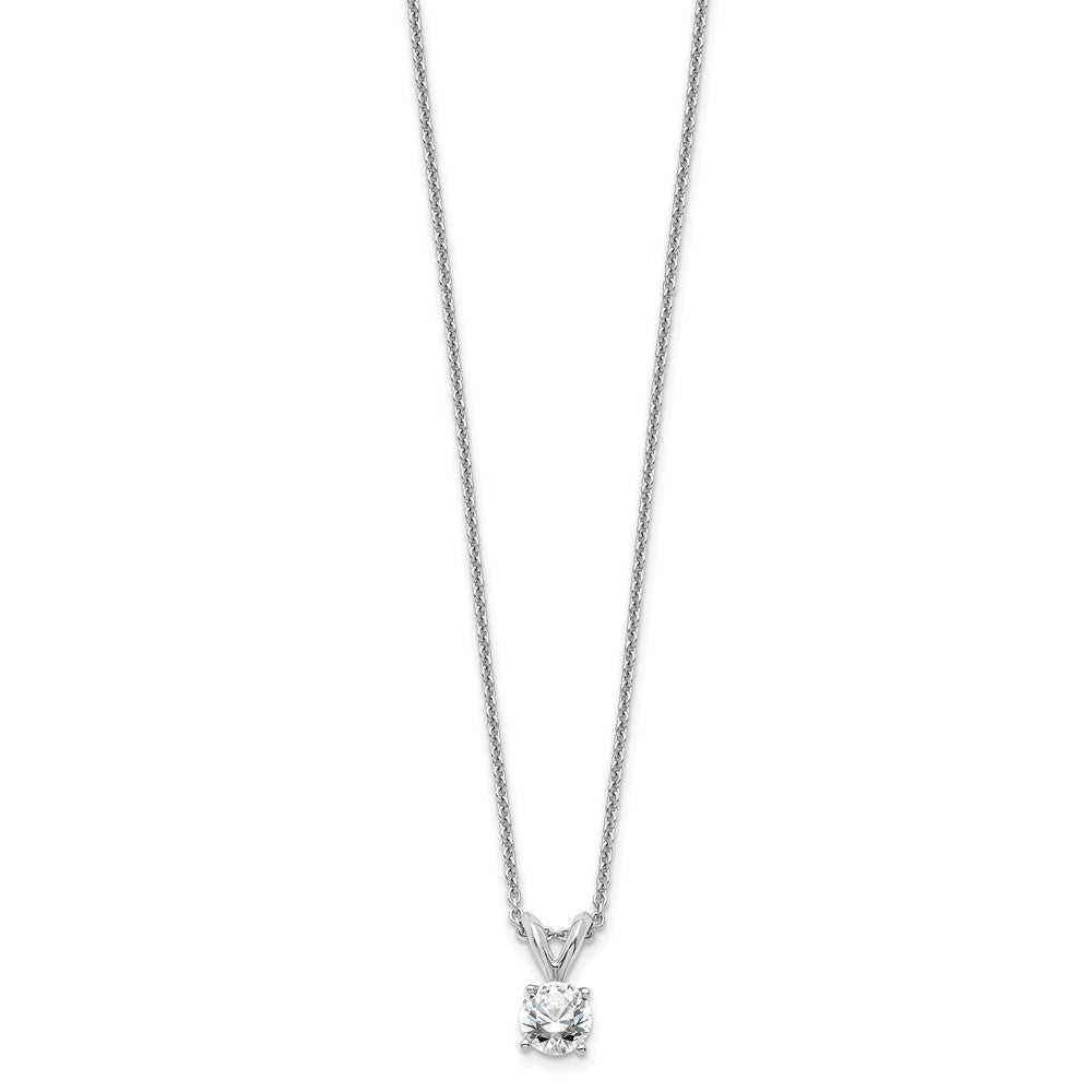 14k 1/3 carat total weight Round Certified VS/SI GH Lab Grown Diamond Solitaire 18in Necklace