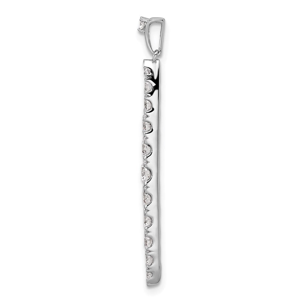 14K White Gold Lab Grown Diamond VS/SI FGH Pendant