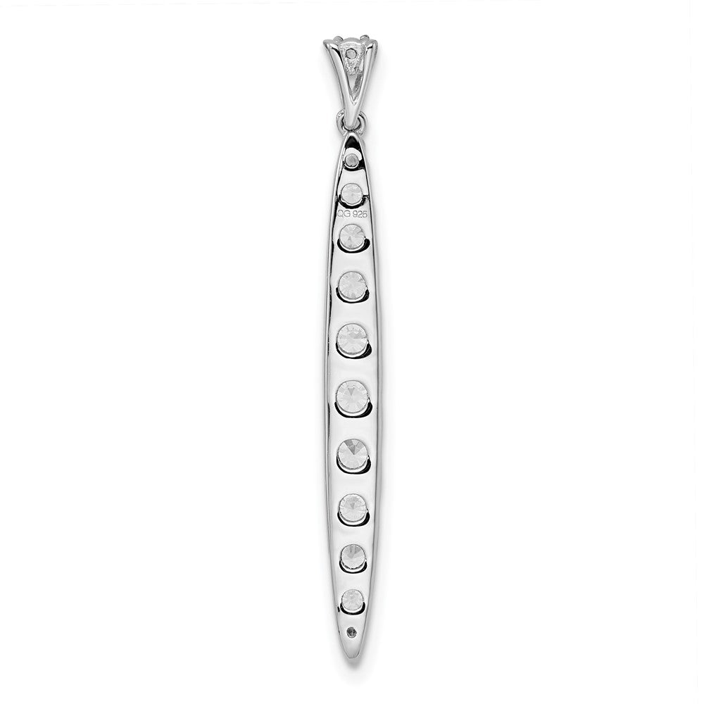 14K White Gold Lab Grown Diamond VS/SI FGH Pendant