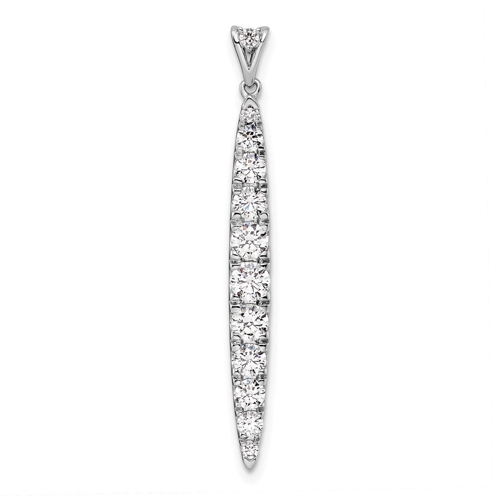 14K White Gold Lab Grown Diamond VS/SI FGH Pendant