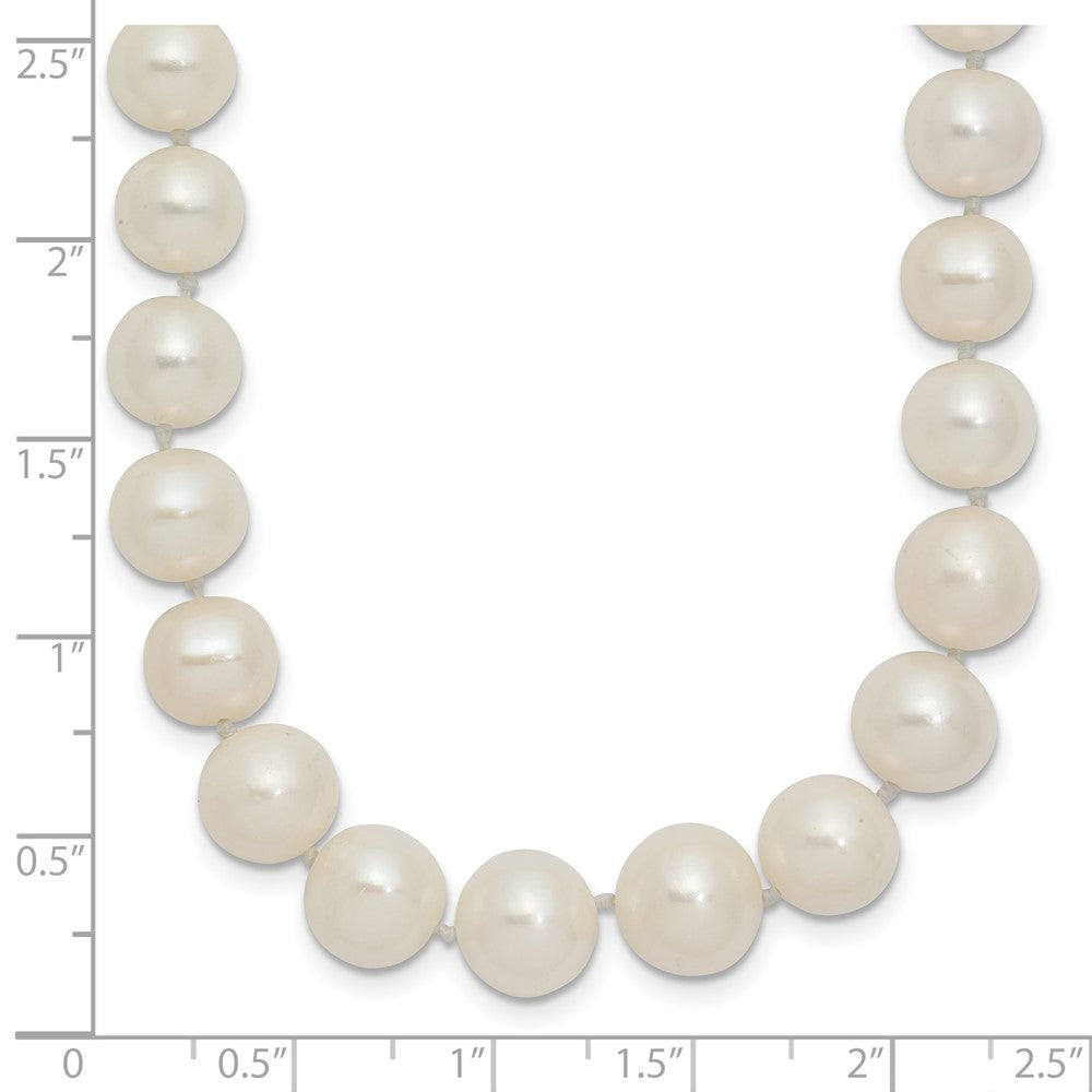 14k 7.5-9mm White Freshwater Cultured Pearl Graduated Necklace