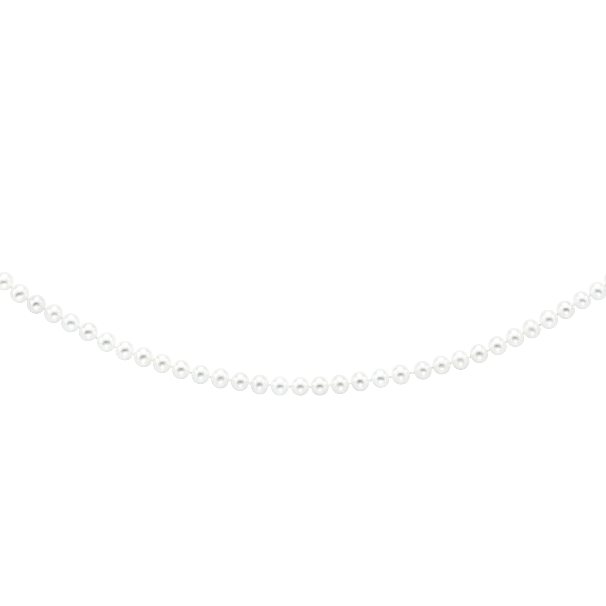 14K Yellow Gold 20" 6.5-7.0MM Pearl Strand Necklace