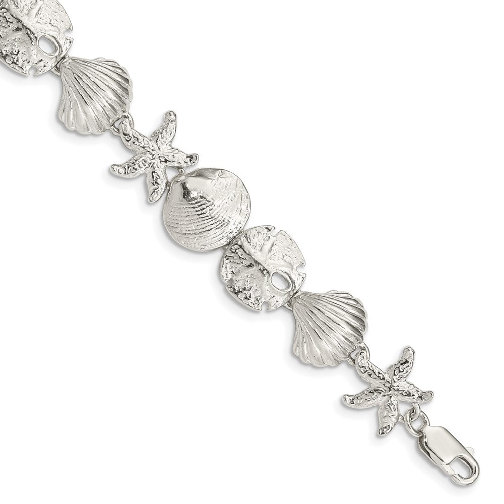 Sterling Silver Seashells Bracelet