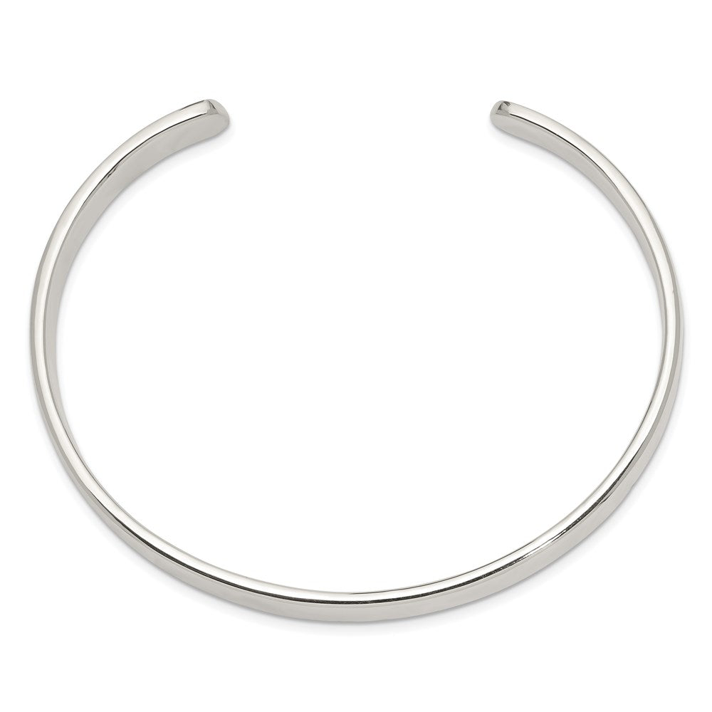 Sterling Silver 7mm Cuff Bangle