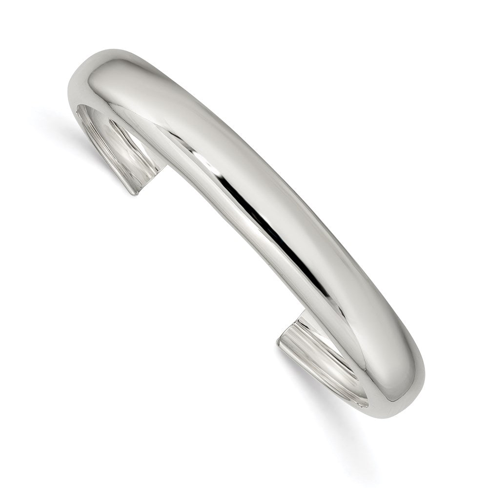 Sterling Silver 9mm Cuff Bangle