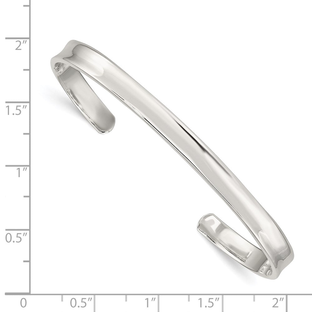 Sterling Silver 5mm Cuff Bangle