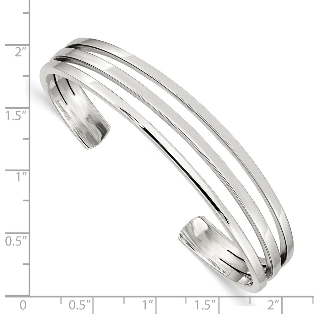 Sterling Silver Cuff Bangle Bracelet