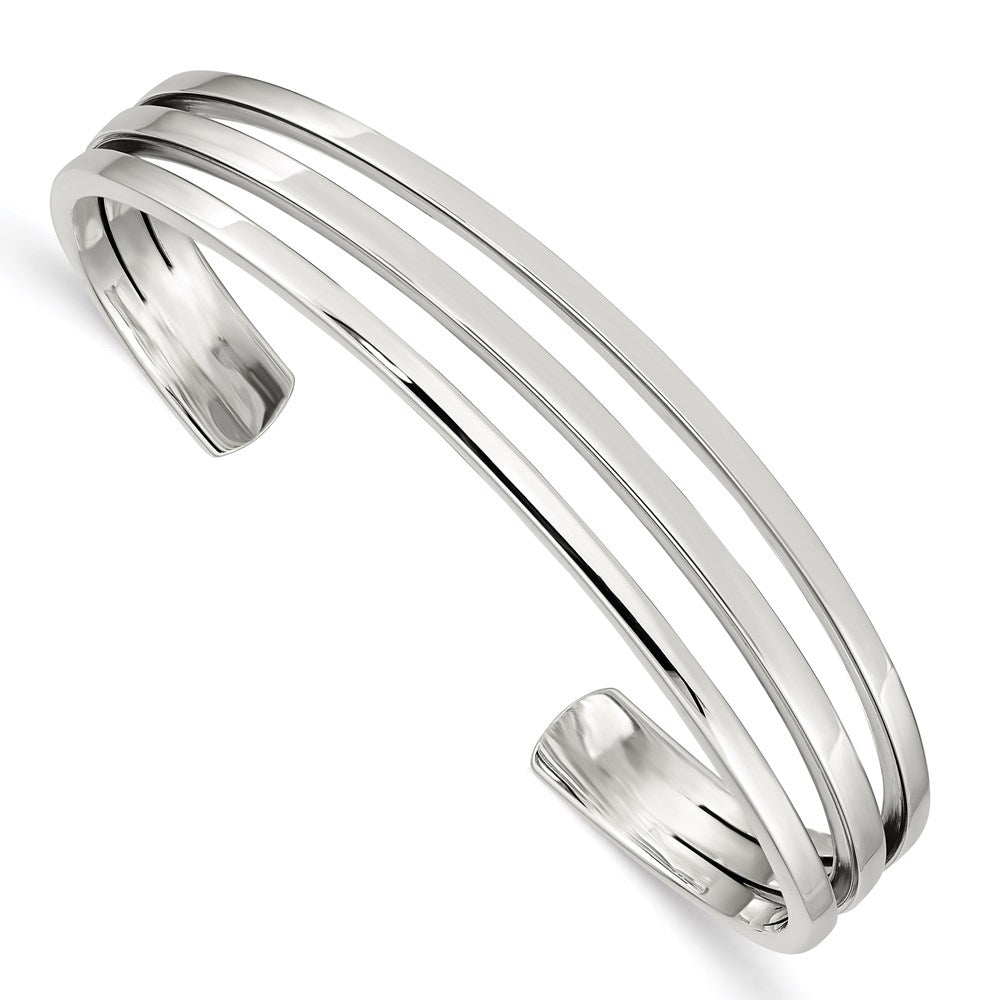 Sterling Silver Cuff Bangle Bracelet