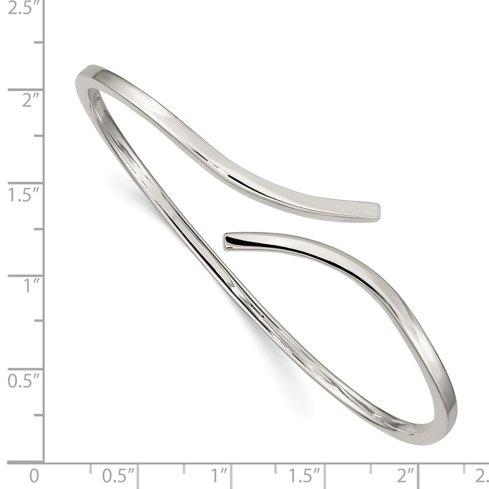 Sterling Silver 2.50mm Flexible Bangle