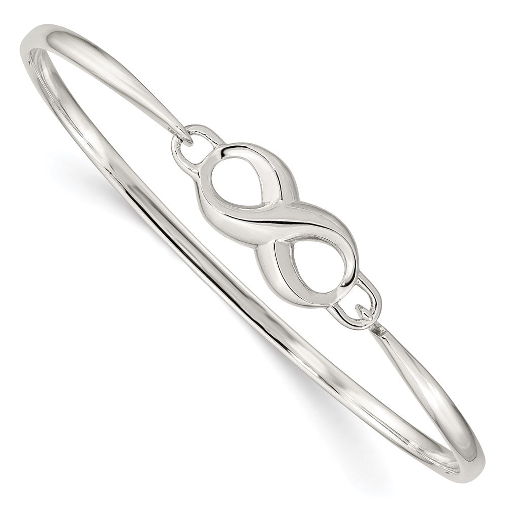 Sterling Silver Infinity Bangle