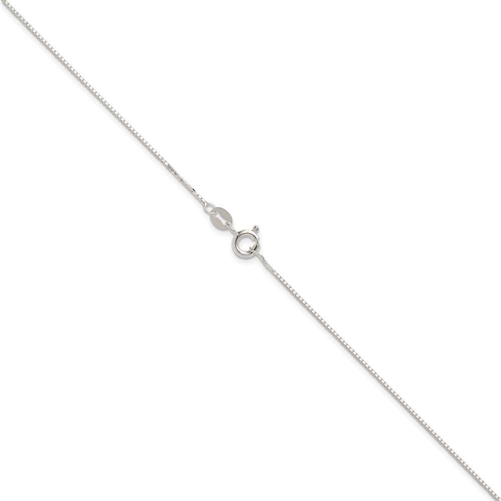 Sterling Silver .8mm 8 Sided Diamond-cut Box Chain