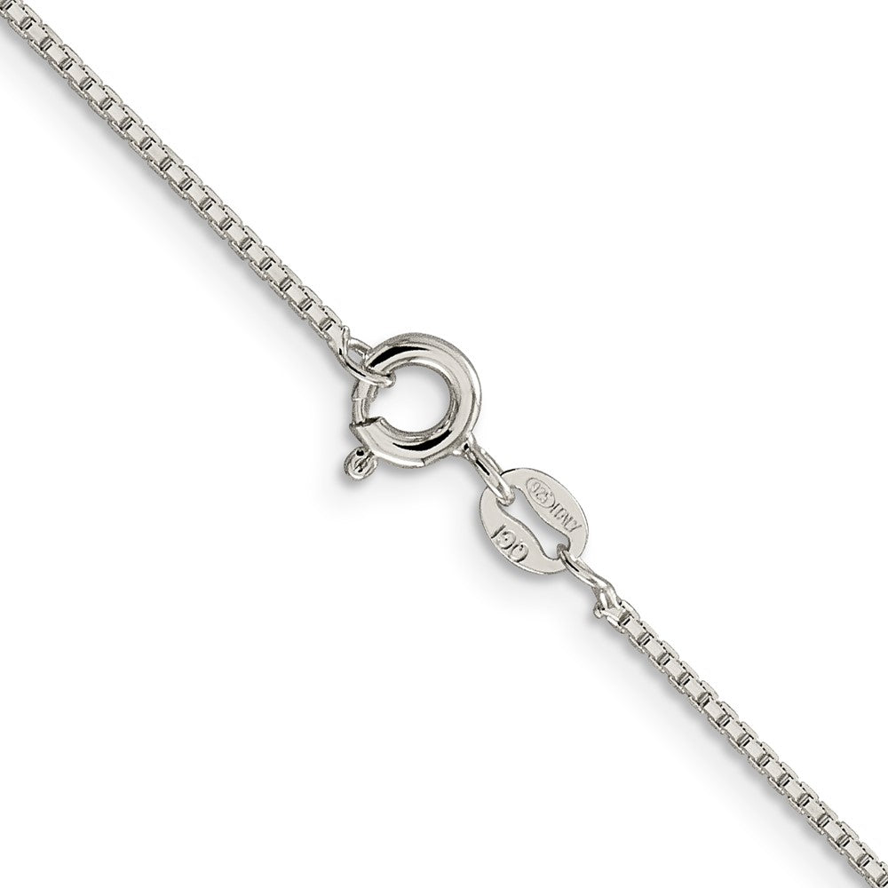 Sterling Silver 1.15mm 8 Sided Diamond-cut Box Chain