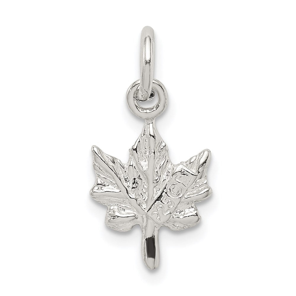 Sterling Silver Maple Leaf Charm