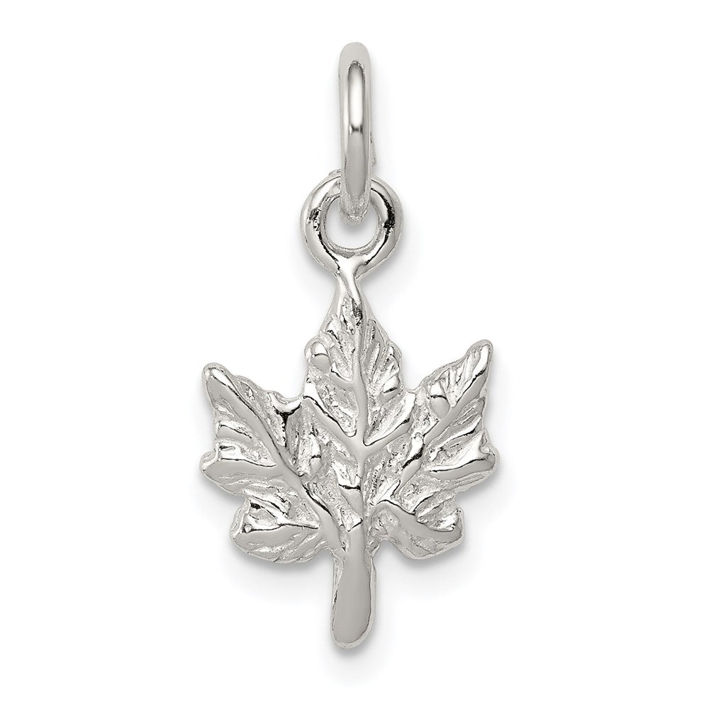 Sterling Silver Maple Leaf Charm