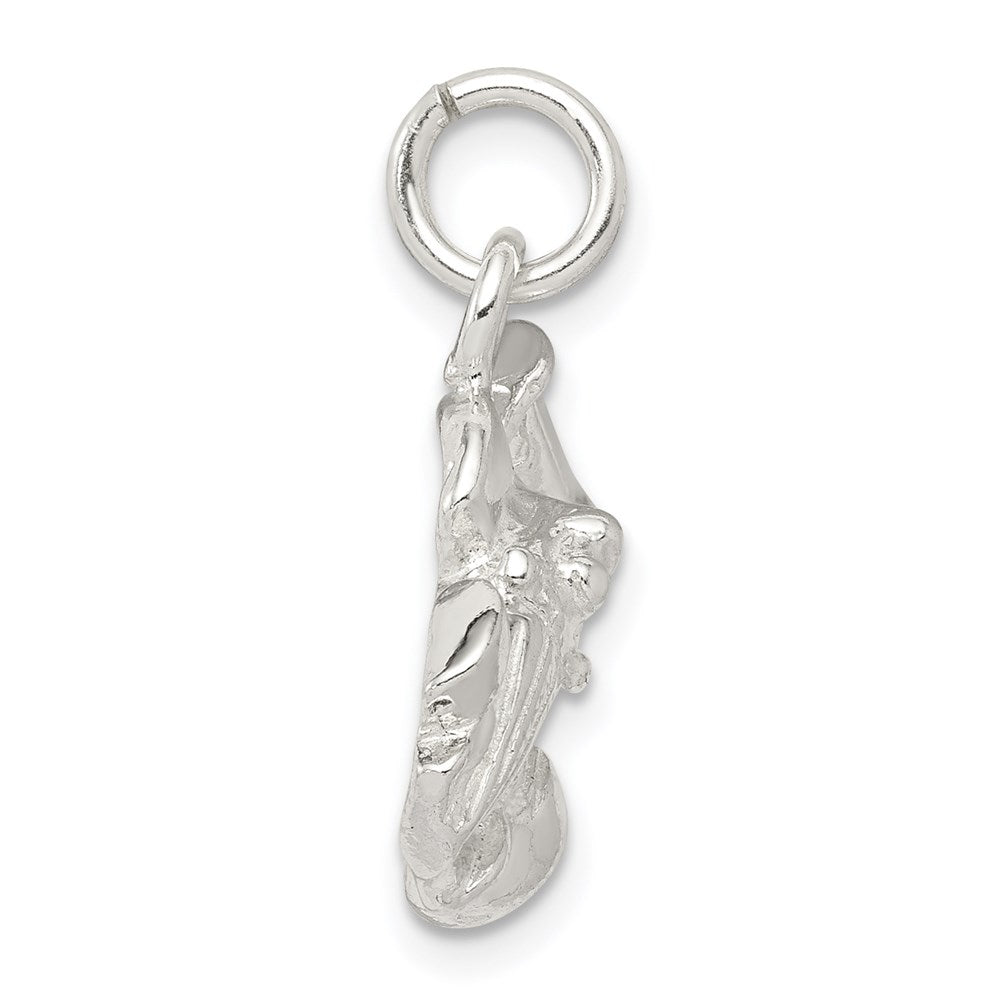 Sterling Silver Race Car Charm