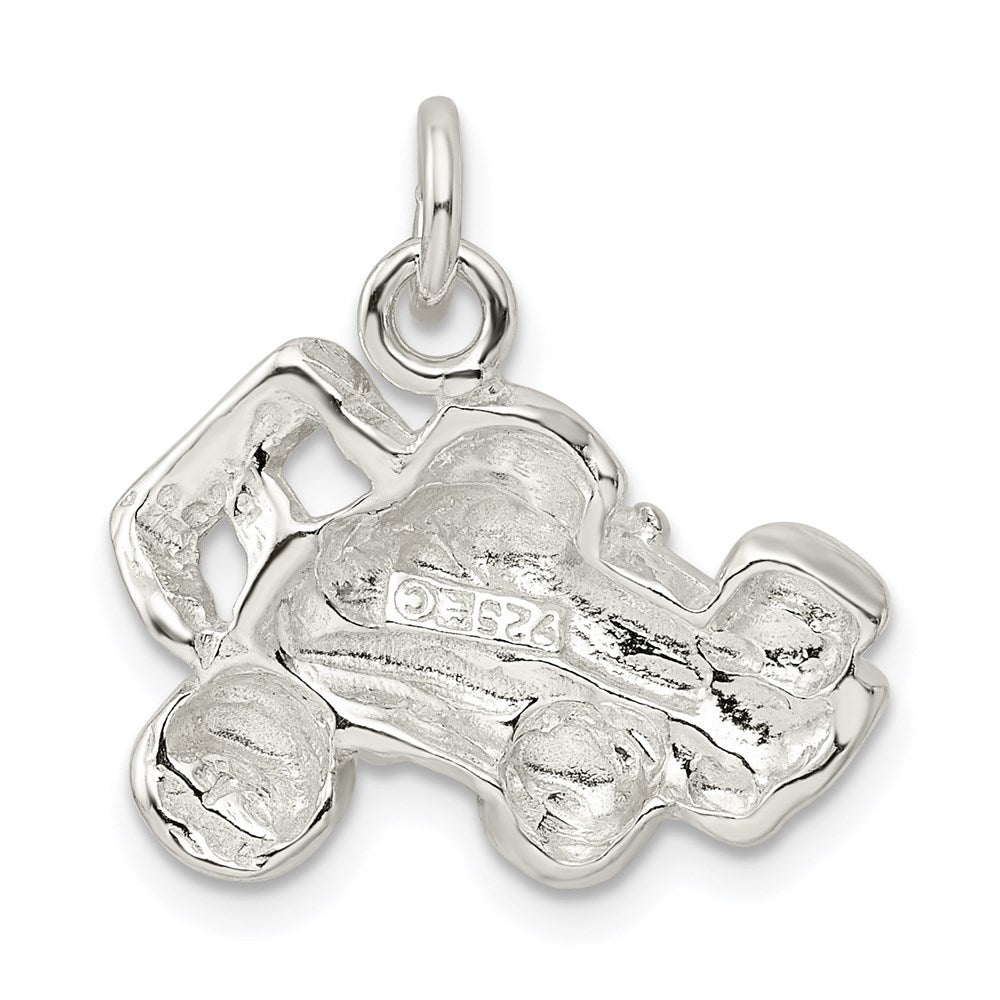 Sterling Silver Race Car Charm