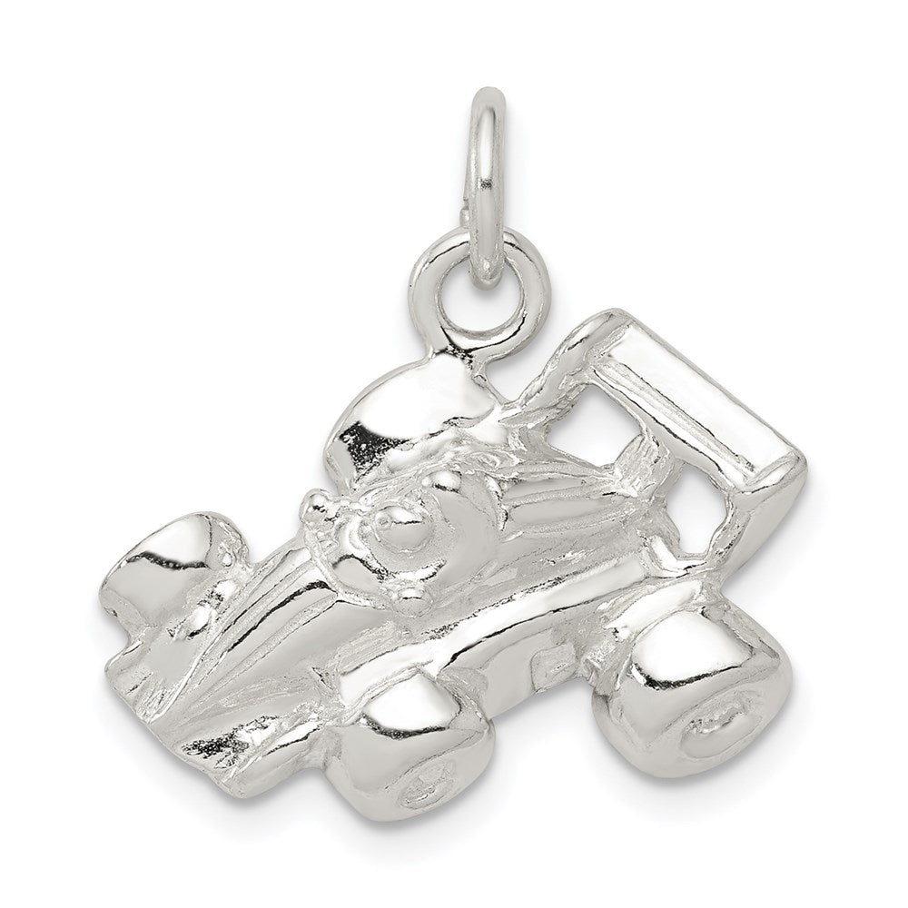 Sterling Silver Race Car Charm