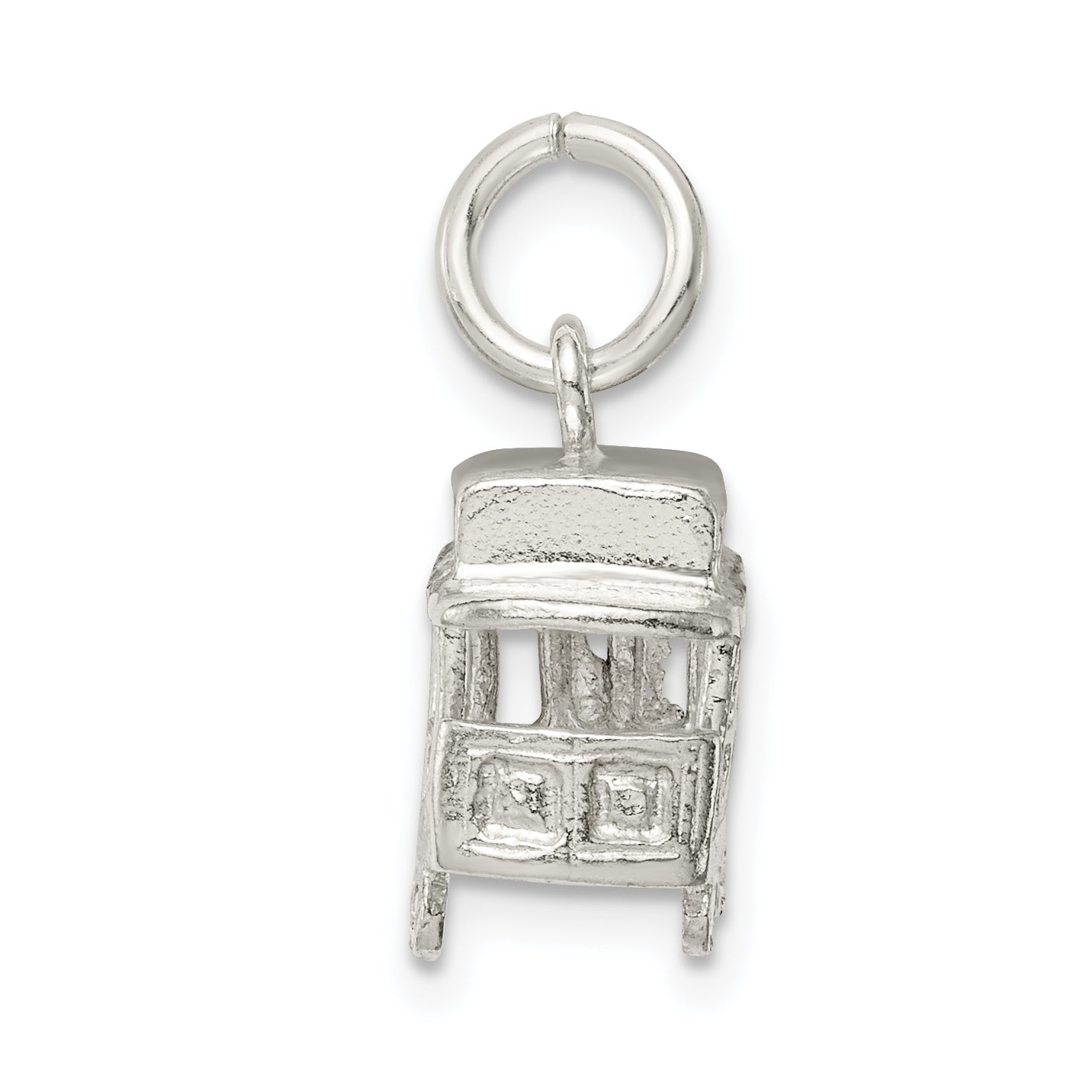 Sterling Silver Caboose Charm QC1039