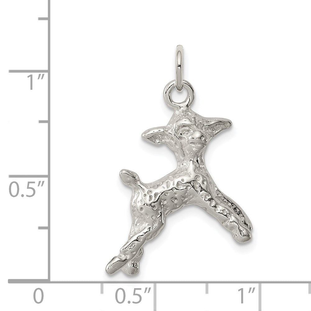 Sterling Silver Lamb Charm