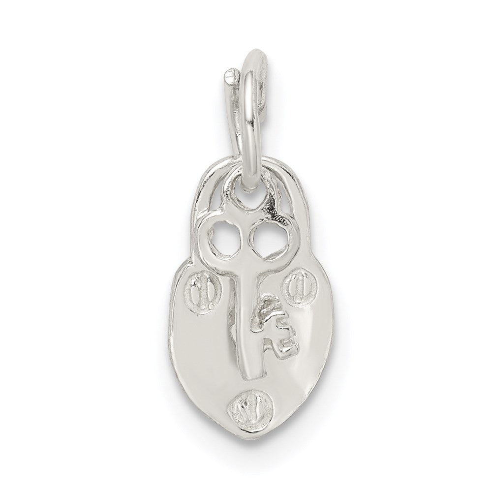 Sterling Silver Lock & Key Charm