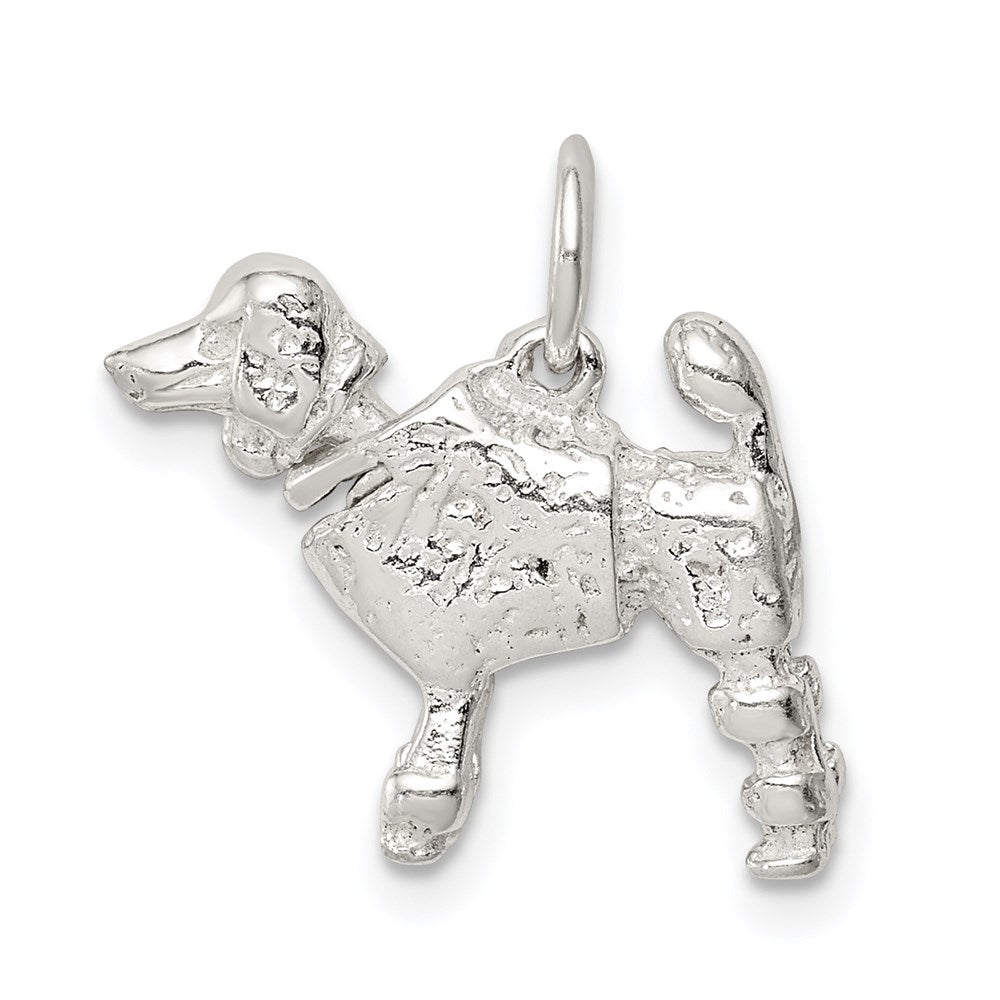 Sterling Silver Poodle Charm