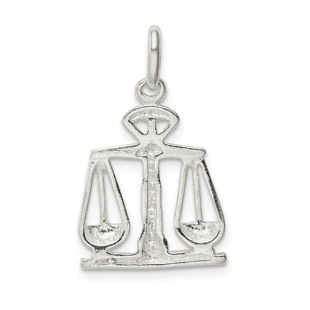 Sterling Silver Scales Of Justice Charm