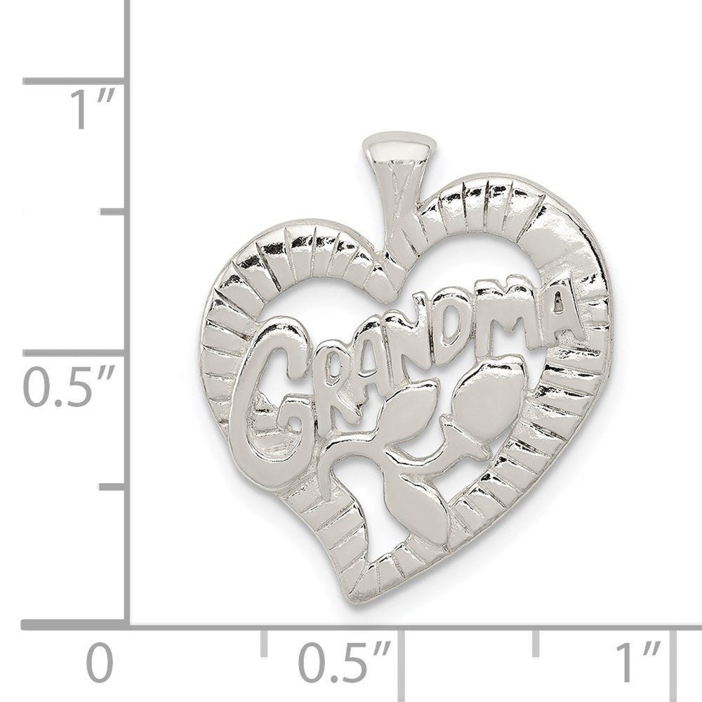 Sterling Silver Grandma Charm