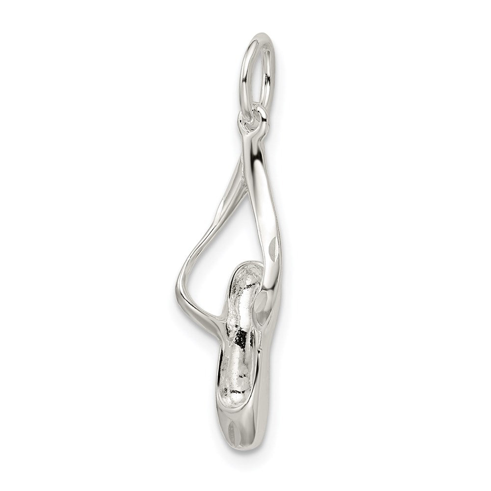 Sterling Silver Ballet Slipper Charm