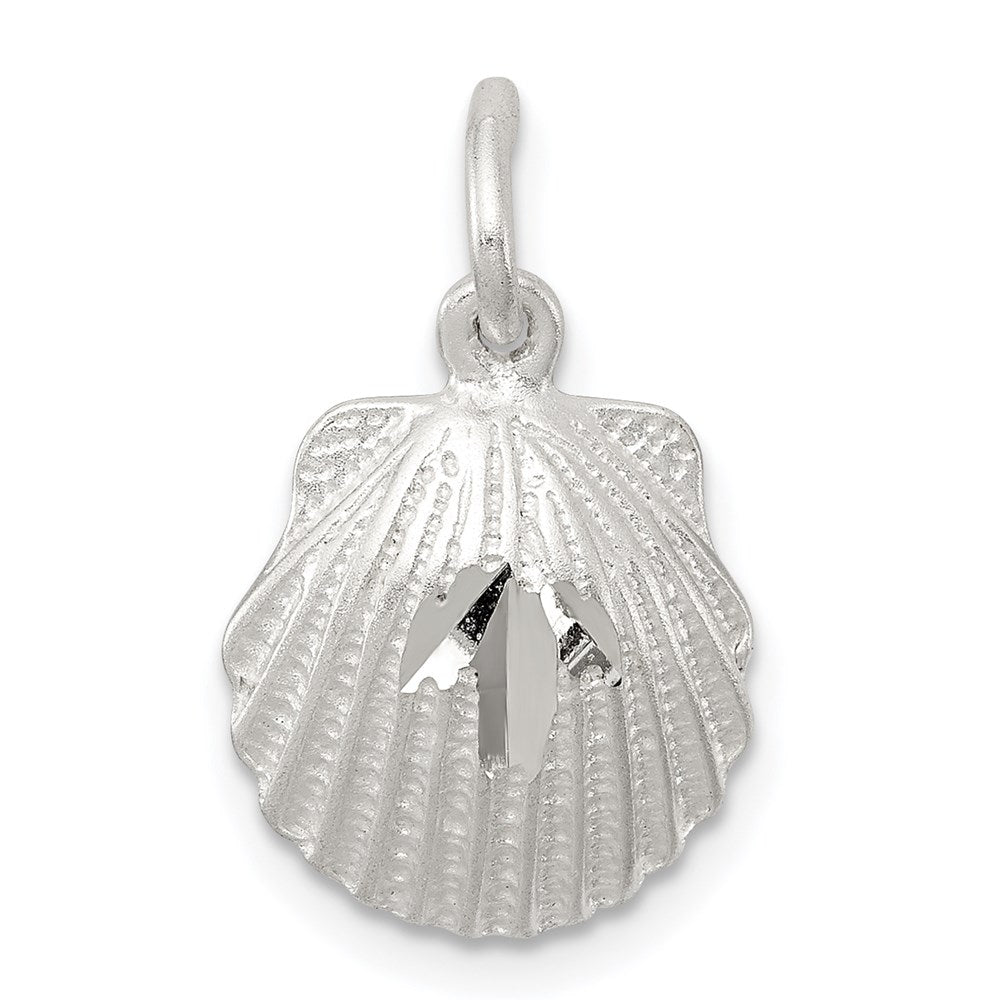 Sterling Silver D/C Shell Charm