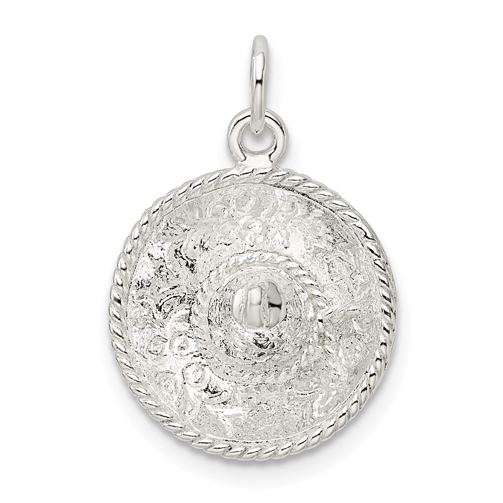 Sterling Silver Sombrero Charm