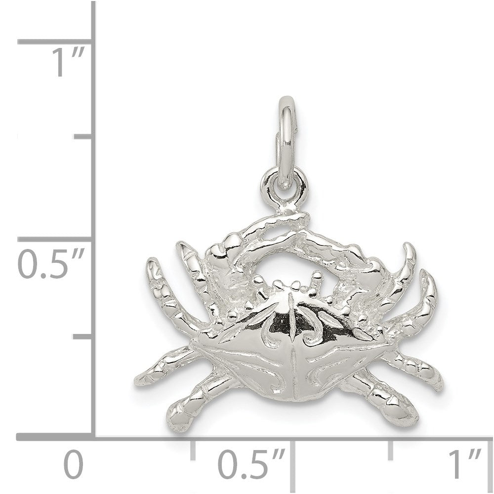 Sterling Silver Crab Charm