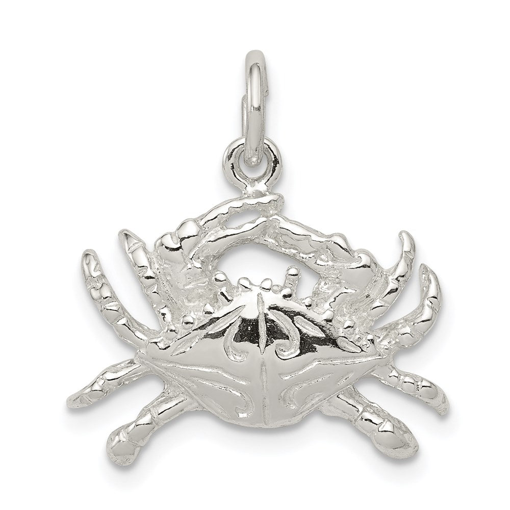 Sterling Silver Crab Charm