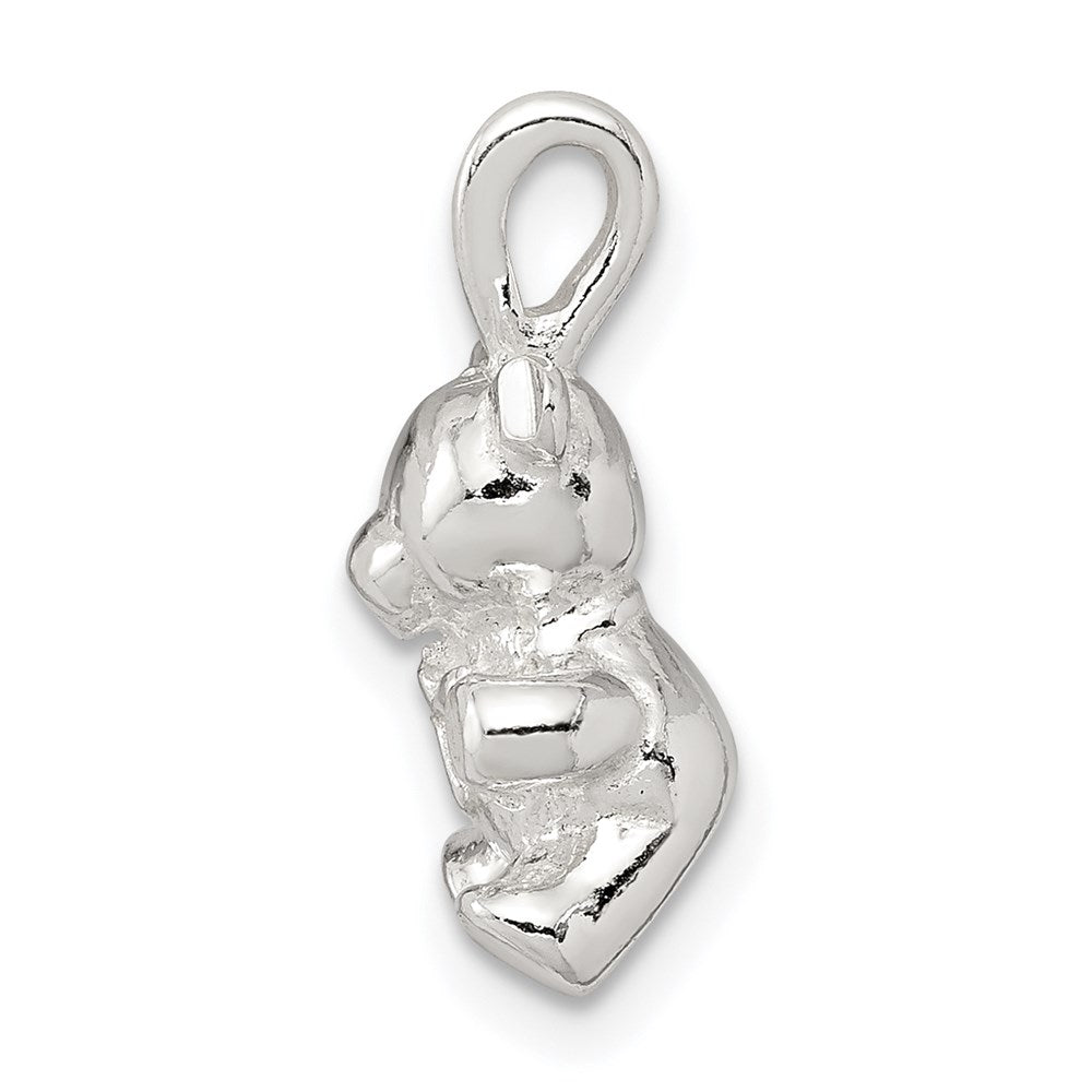 Sterling Silver Teddy Bear Charm