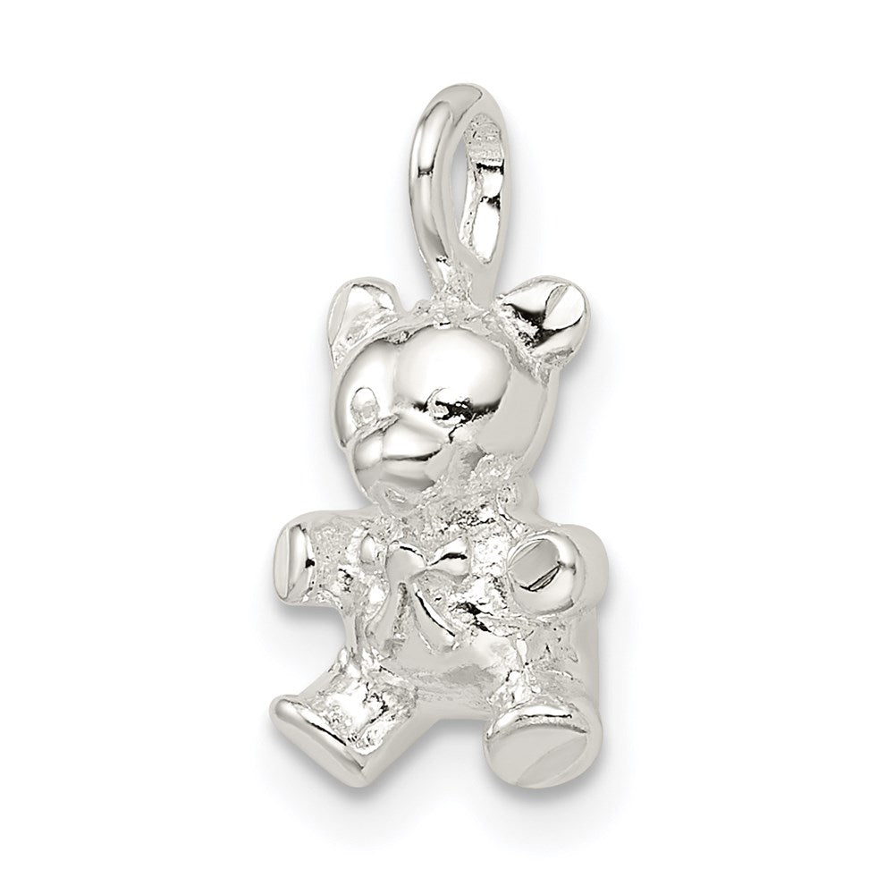 Sterling Silver Teddy Bear Charm