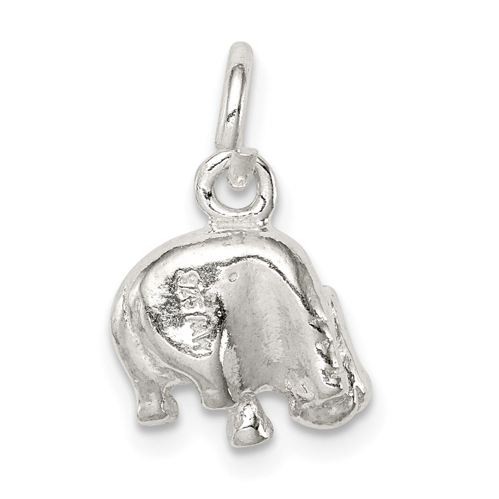 Sterling Silver Hippo Charm