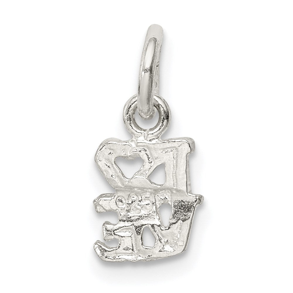 Sterling Silver Love Charm