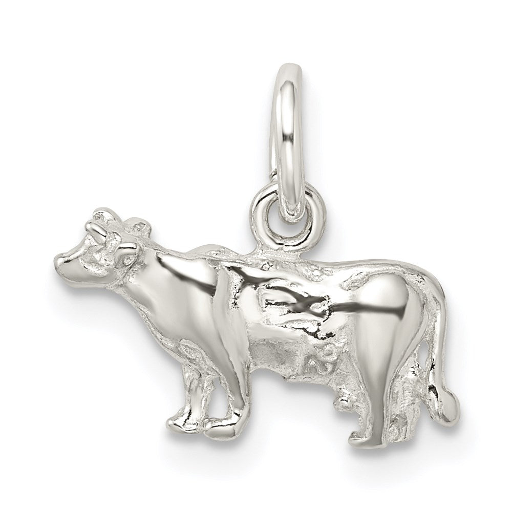 Sterling Silver Cow Charm