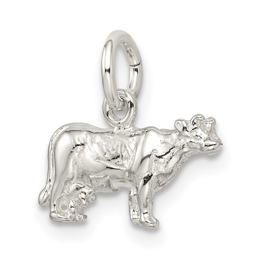 Sterling Silver Cow Charm