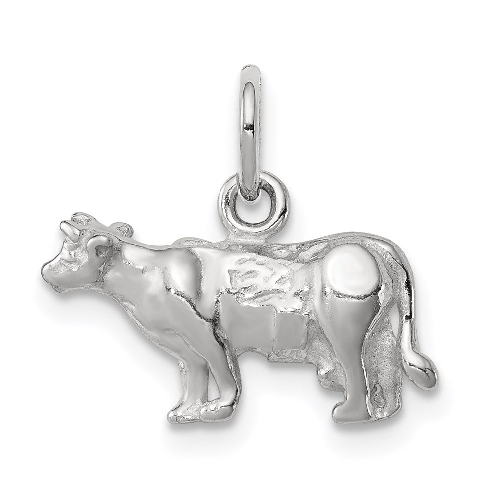 Sterling Silver Cow Charm