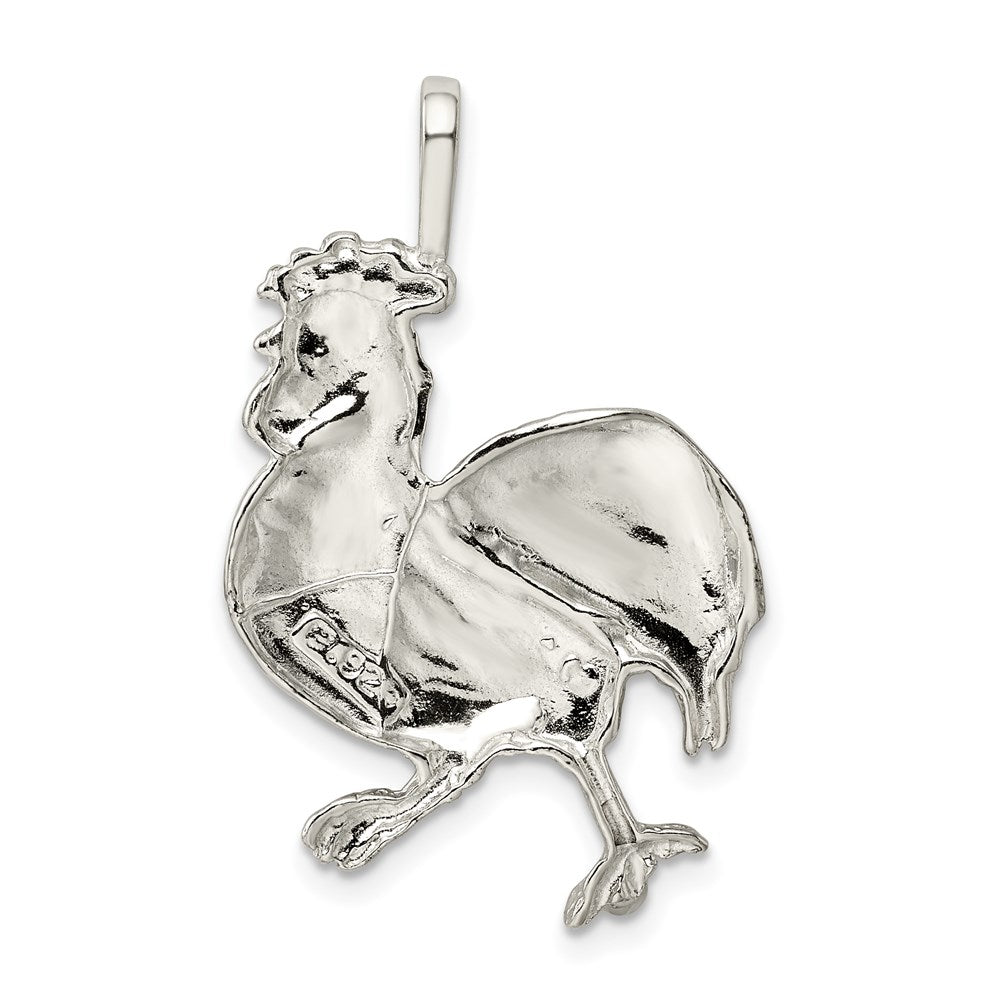 Sterling Silver Rooster Charm