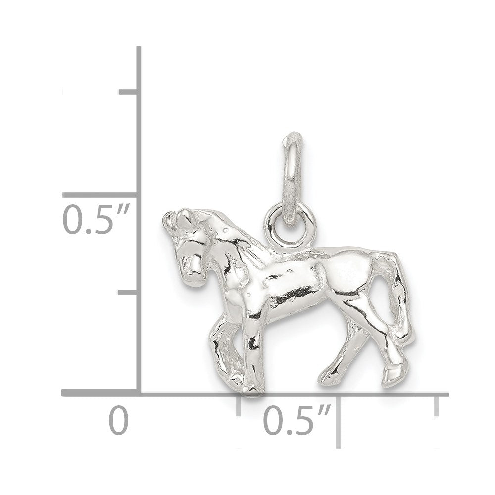 Sterling Silver Horse Charm