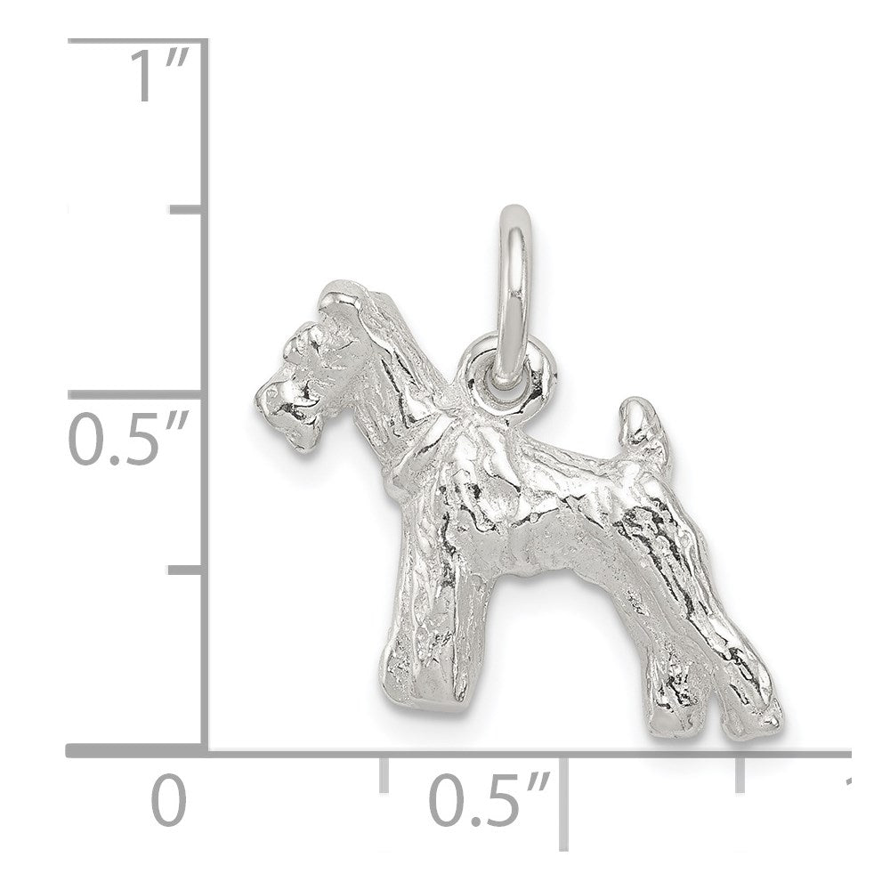 Sterling Silver Schnauzer Charm