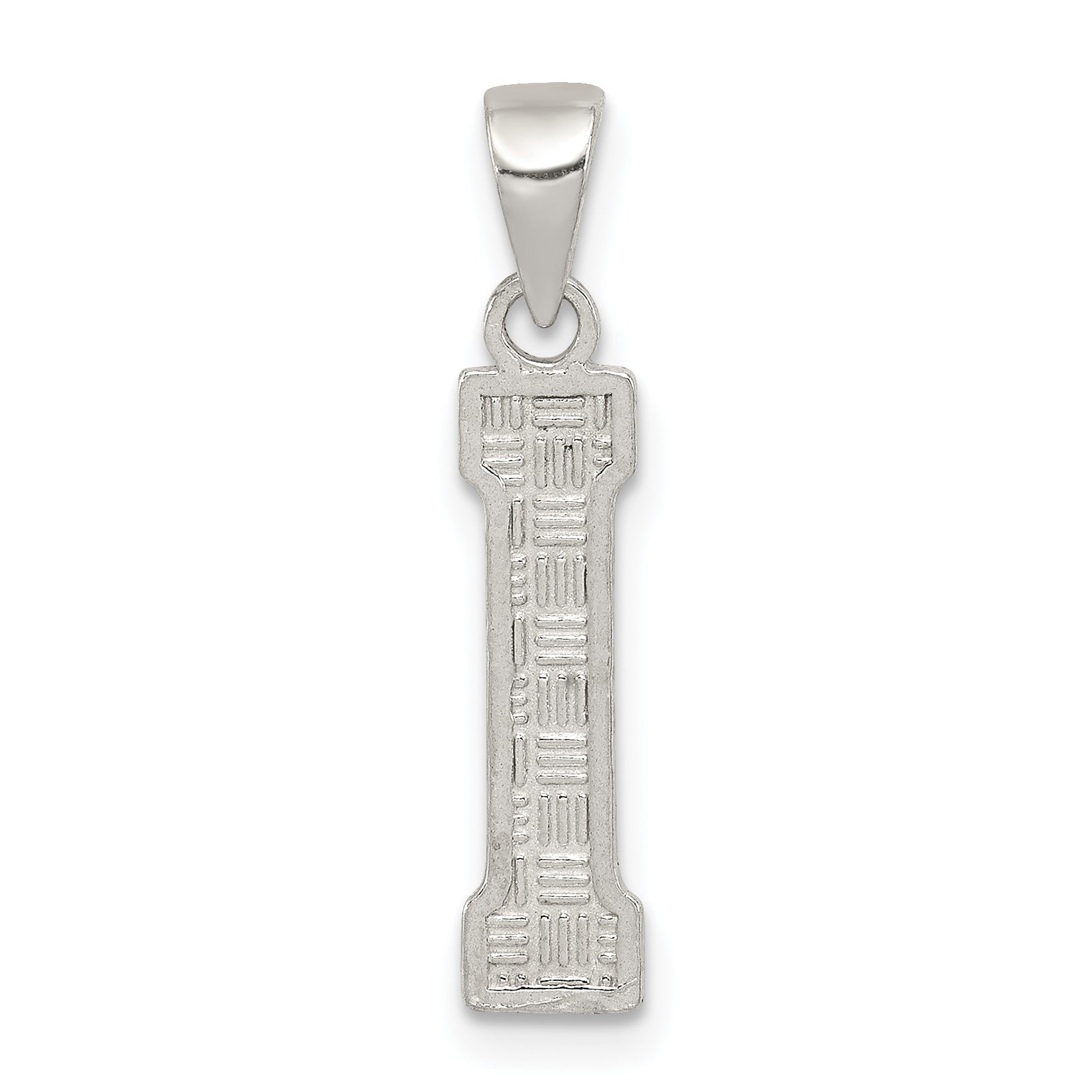 Sterling Silver Initial I Charm QC2762I