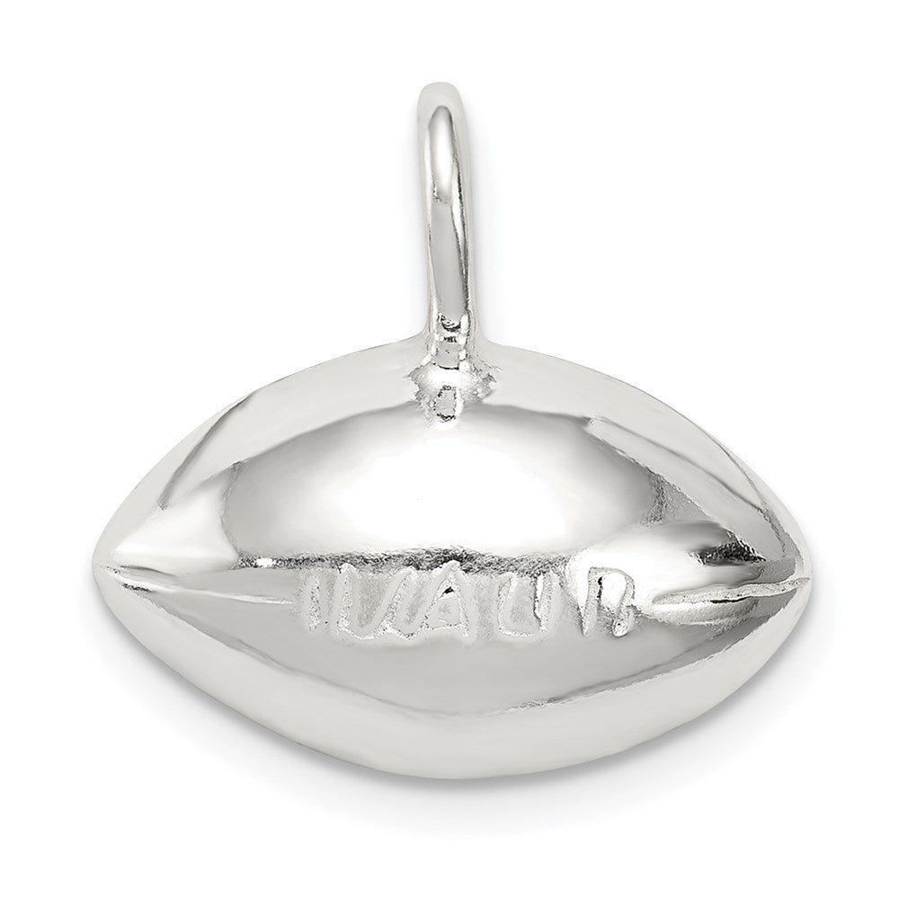 Sterling Silver Football Charm